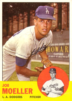 1963 Topps Baseball Cards      053      Joe Moeller RC